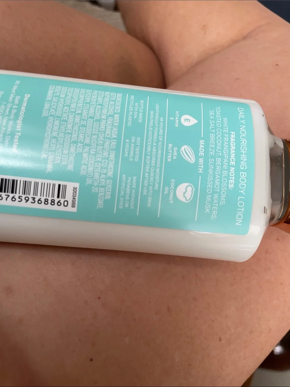 Bath & Body Works Daily Nourishing Body Lotion - at the beach